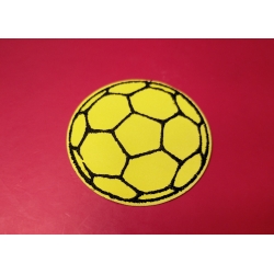 Aplikacja okrągła Piłka do wklejania (jaskrawy zółty)